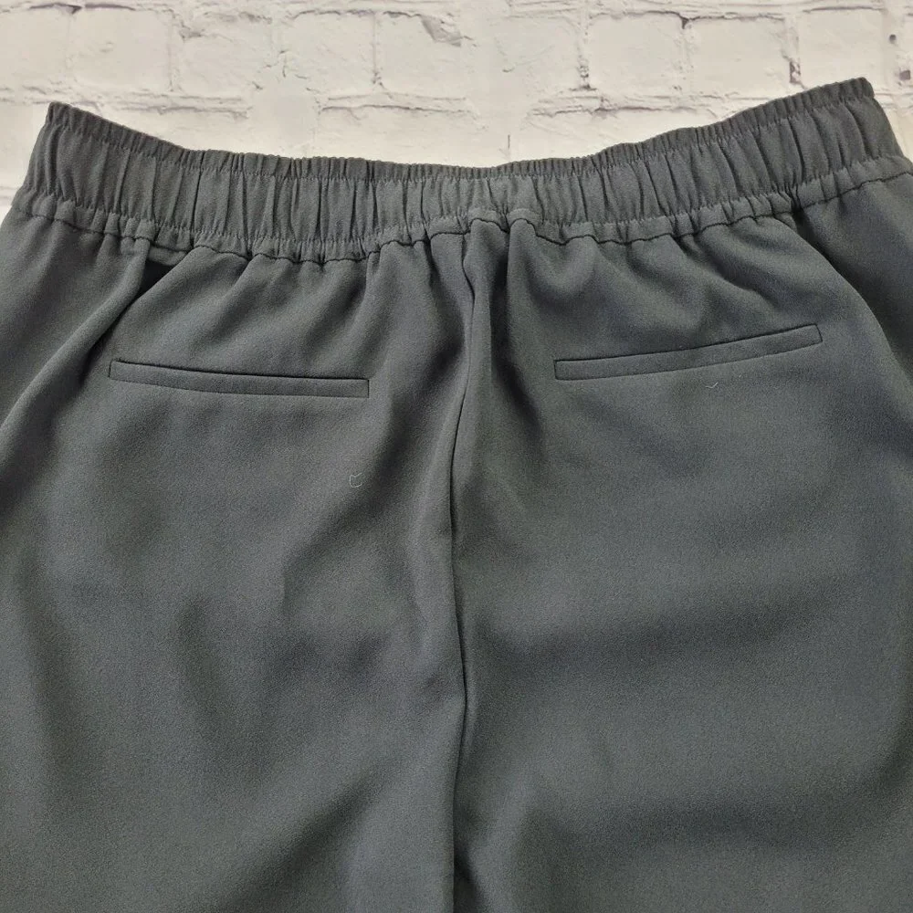 ✅ NWT J.Crew Black Jogger Pants elastic waist comfortable loose fit size 12